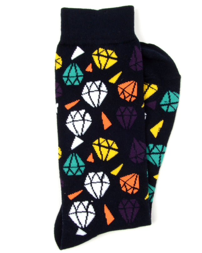 Fun Christmas Socks - Diamond Design