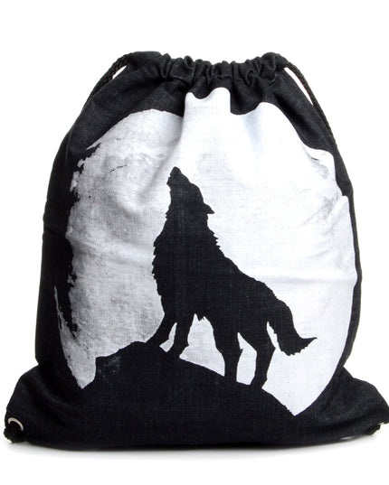 Wolf Canvas Bag
