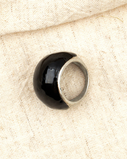 Shiny Black Ring