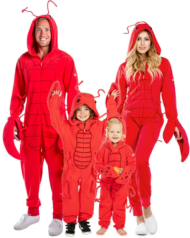 Matching Lobster Family Costumes