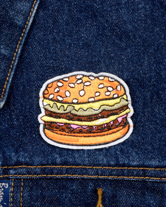Iron-On Patch - Hamburger