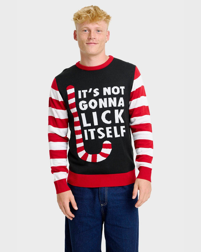 Men's Candy Cane Christmas Sweater