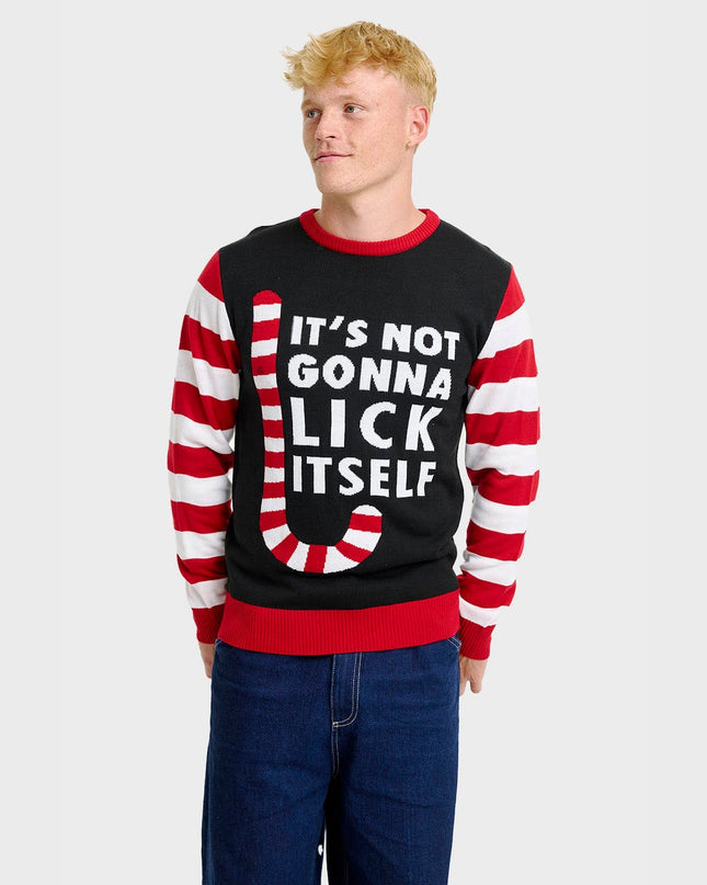 Men's Candy Cane Christmas Sweater