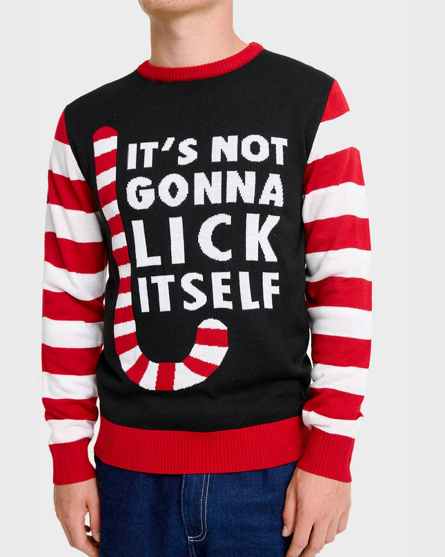 Men's Candy Cane Christmas Sweater