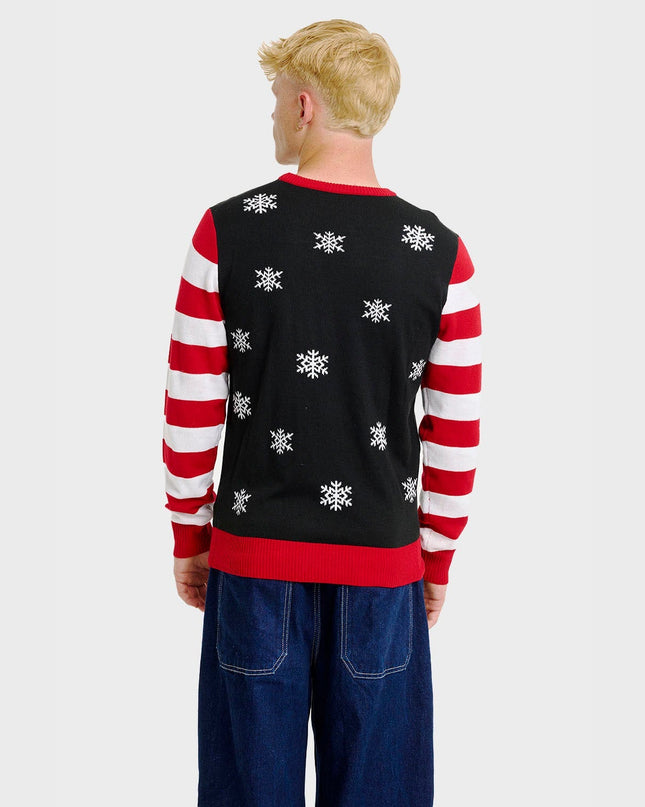 Men's Candy Cane Christmas Sweater