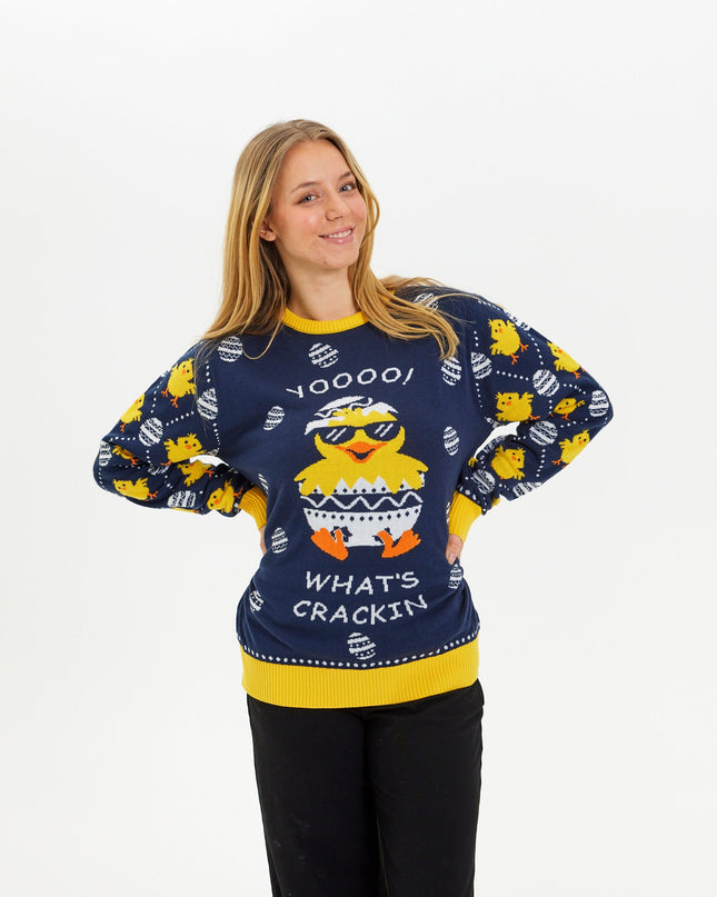 What's Cracking Easter Sweater for Women