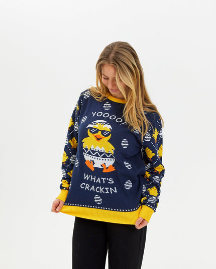 What's Cracking Easter Sweater for Women