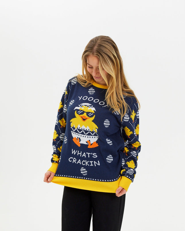 What's Cracking Easter Sweater for Women
