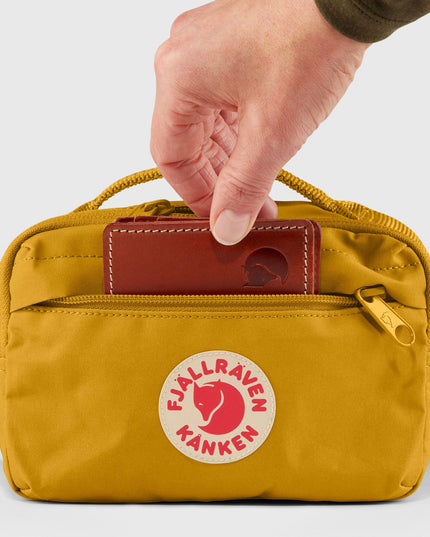 Fjallraven Kanken Hip Pack - Black | Handle: fjallraven-kanken-hip-pack-black