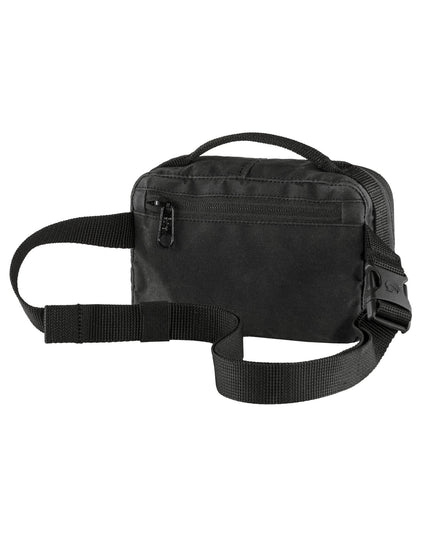 Fjallraven Kanken Hip Pack - Black | Handle: fjallraven-kanken-hip-pack-black