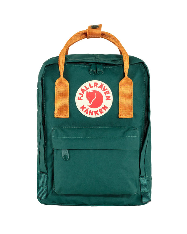 Fjallraven Kanken Mini Backpack - Arctic Green & Spicy Orange