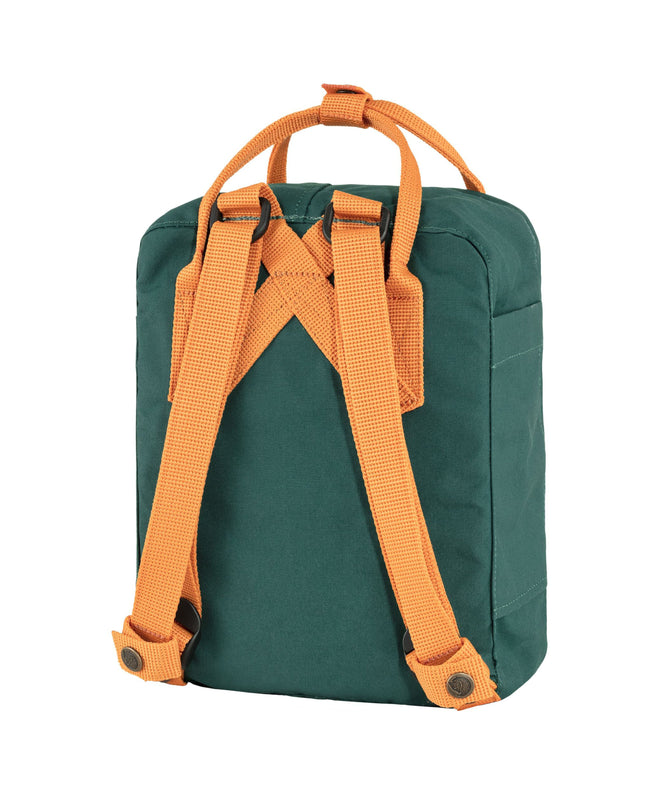 Fjallraven Kanken Mini Backpack - Arctic Green & Spicy Orange
