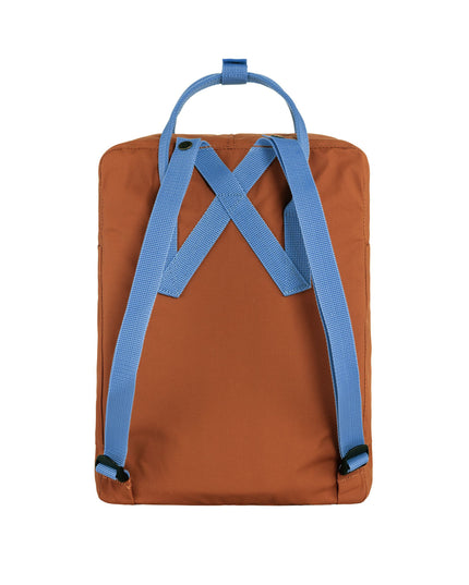 Fjallraven Kanken Backpack in Terracotta Brown & Ultramarine