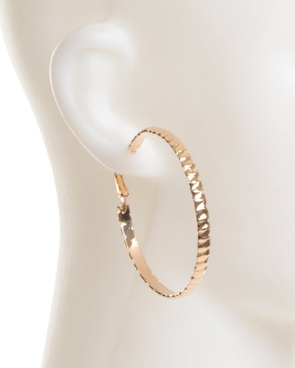 Wavy Hoop Earrings