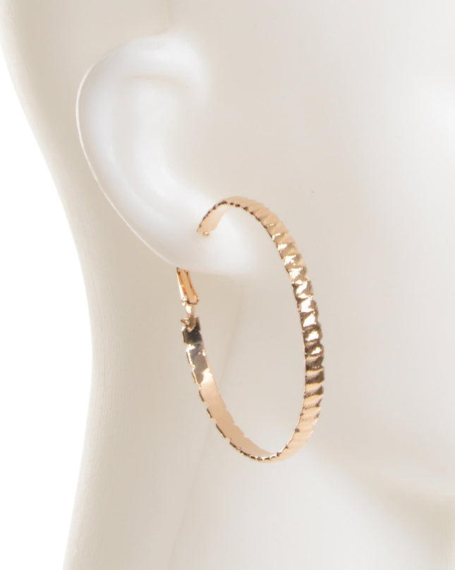 Wavy Hoop Earrings