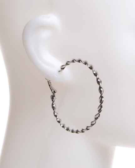 Spiral Hoop Earrings