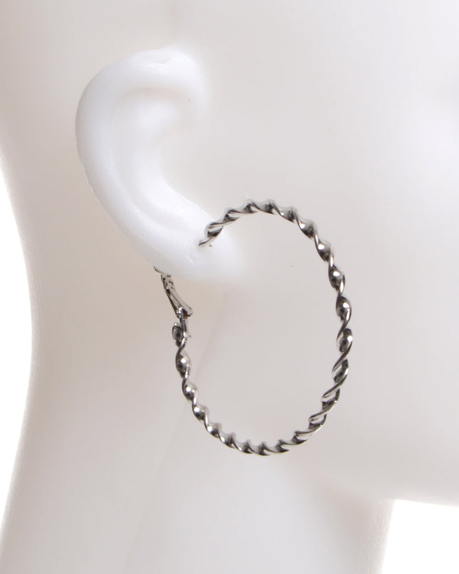 Spiral Hoop Earrings