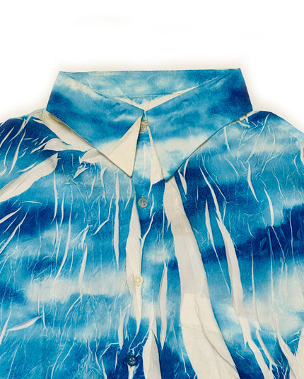 Vintage Crumpled Batik Shirt