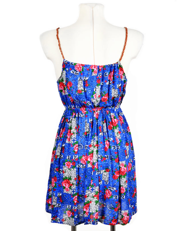 Blue Floral Summer Dress - Elegant and Breezy