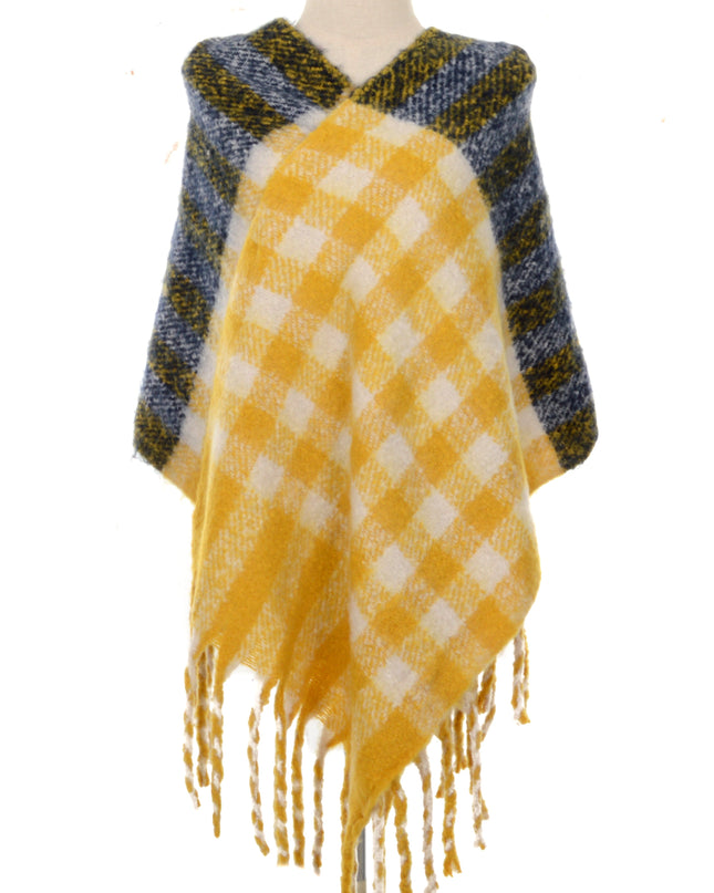 Yellow Plaid Scarf