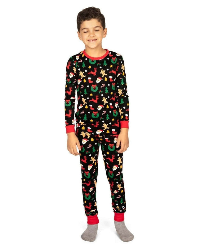 Boy's Cookie Cutter Crew Neck Pajama Set