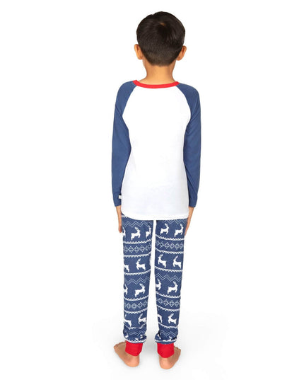 Boy's Whoop Deer It Is Crew Neck Pajama Set