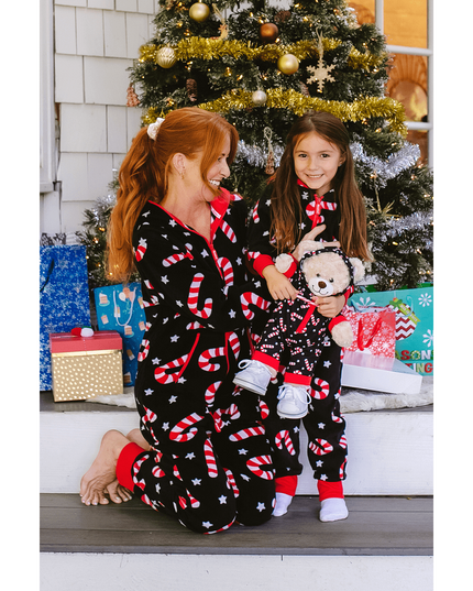 Girl's Candy Cane Lane Jumpsuit