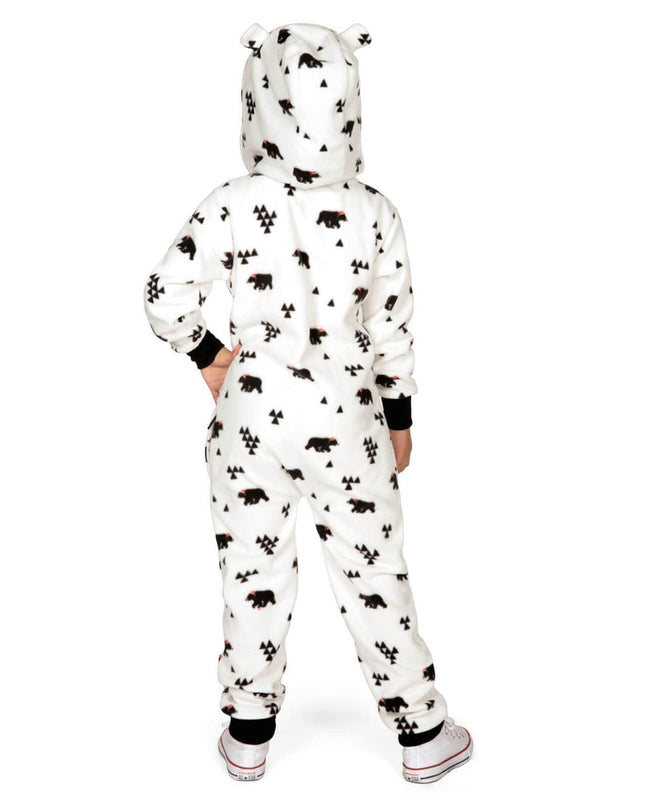 Girl's Beary Christmas Jumpsuit