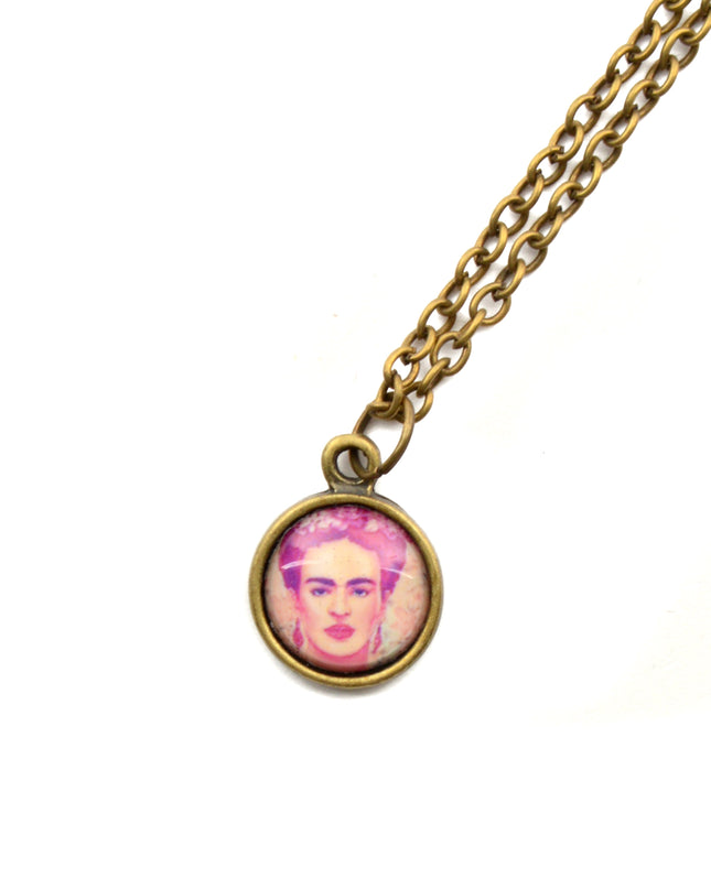 Small Frida Picture Necklace