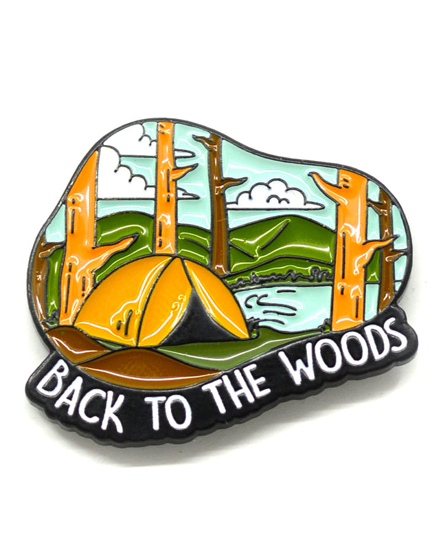 Back to the Woods Enamel Pin
