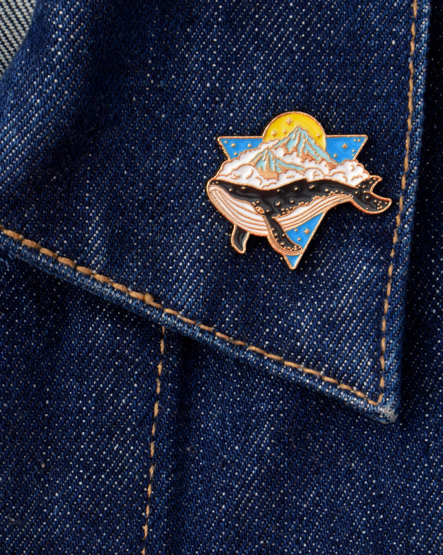 Easter Whale Badge