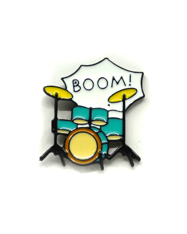Boom Enamel Pin