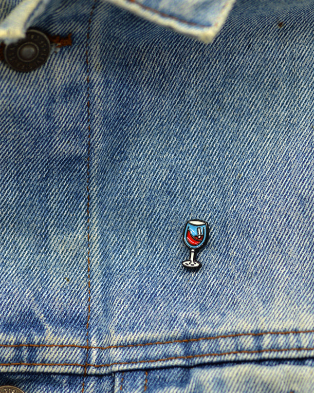 Wine Glass Brooch