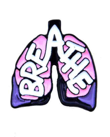 Breathe Enamel Pin