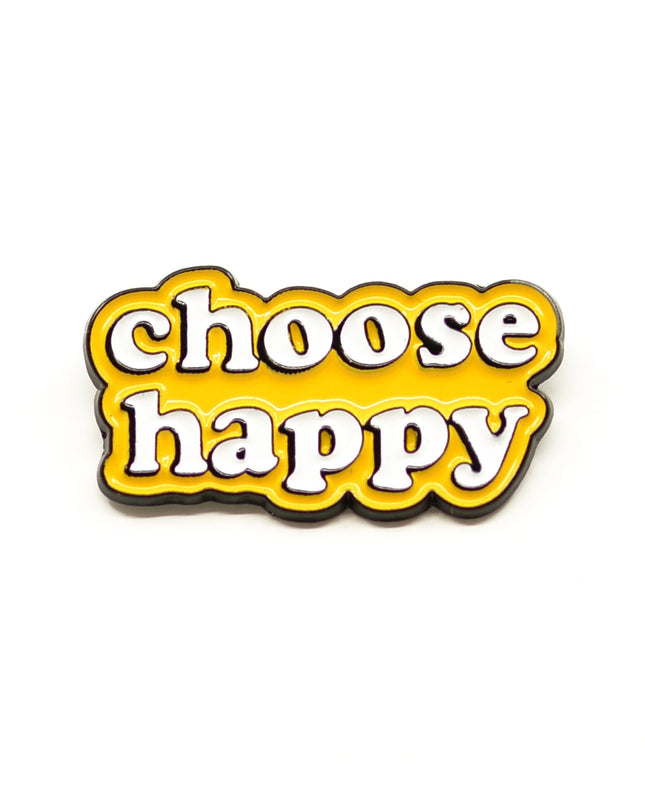 Choose Happy Enamel Pin