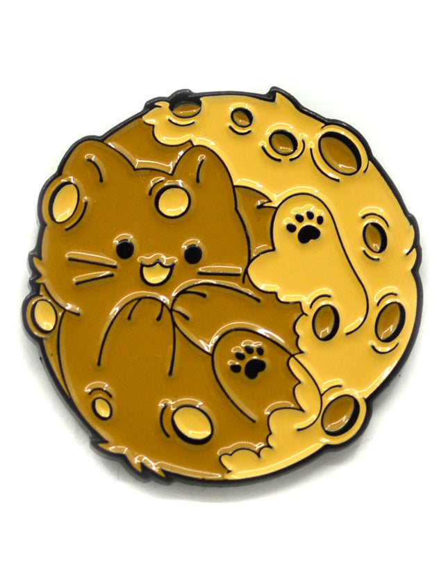 Cat Moon Design Brooch