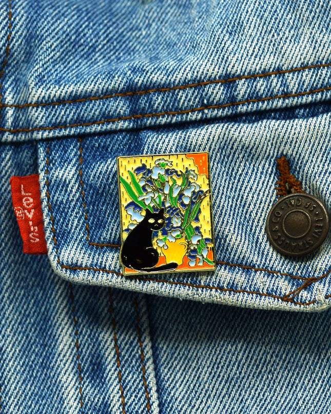 Cat Gogh Brooch