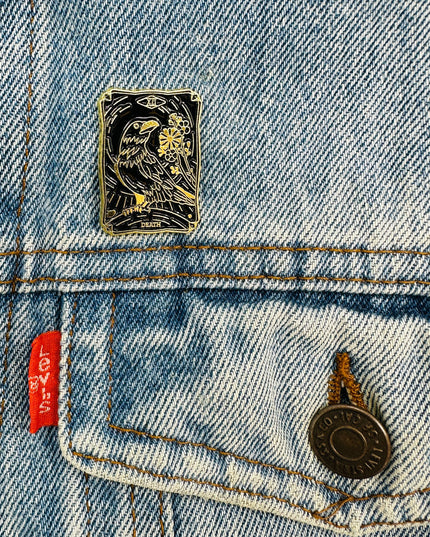 Dark Tarot Death Brooch