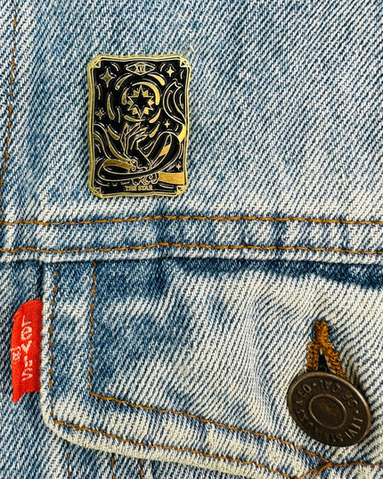 Dark Tarot Star Brooch