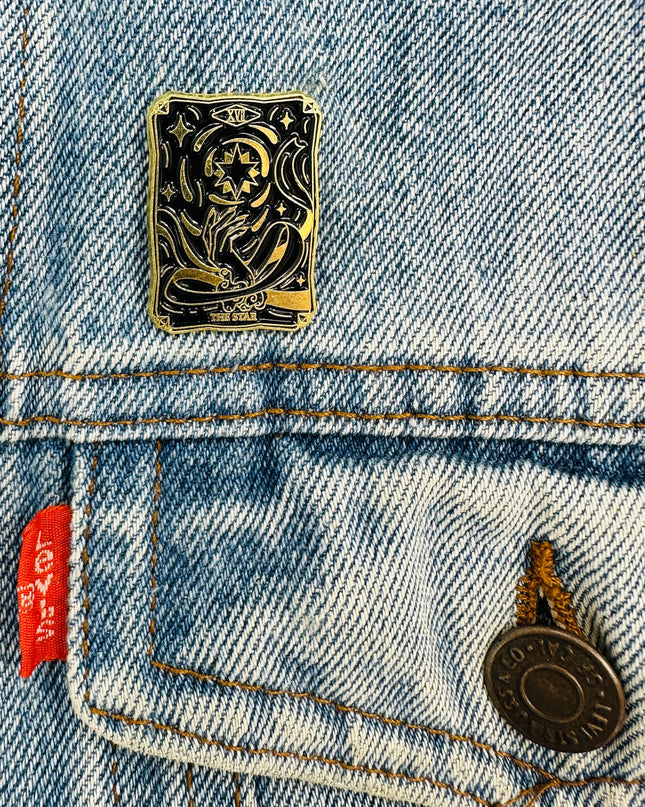 Dark Tarot Star Brooch