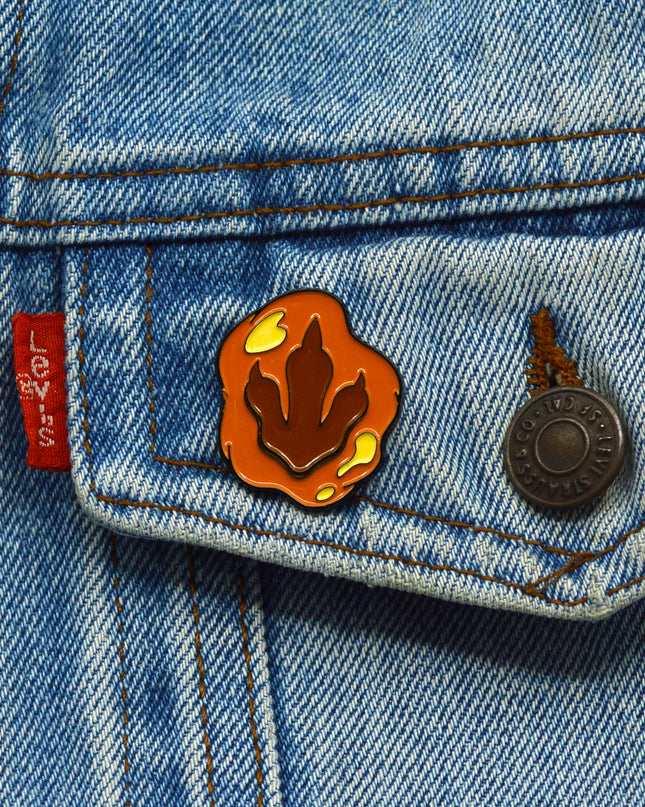 Easter Paw Print Brooch