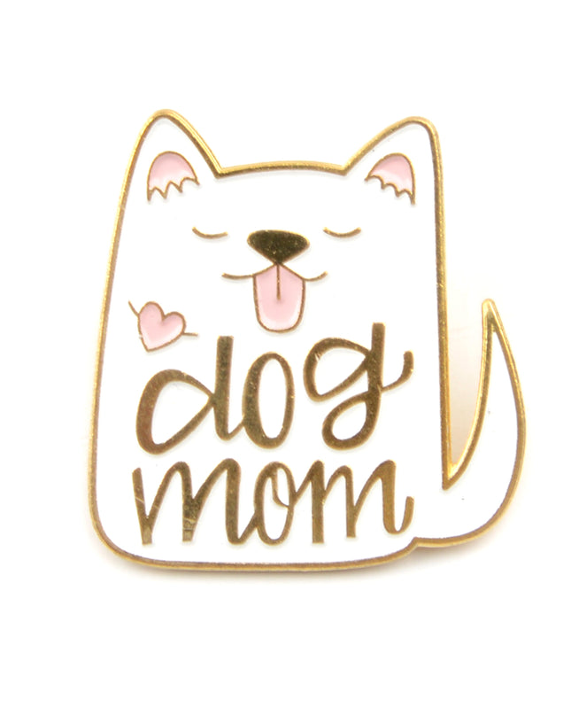 Dog Mom Enamel Pin