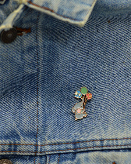 Elephant with Balloon Badge