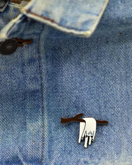 Brooch - Melting Cat