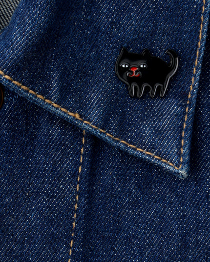 Black Cat Pin