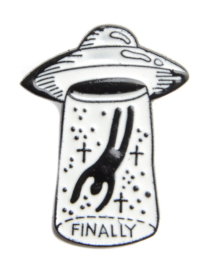 Finally Enamel Pin