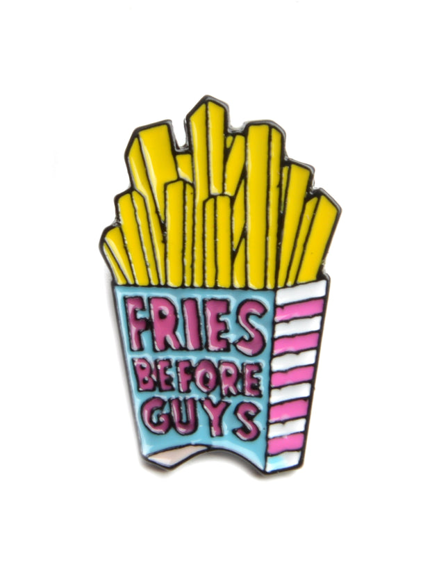 Fries Before Guys Easter Pin