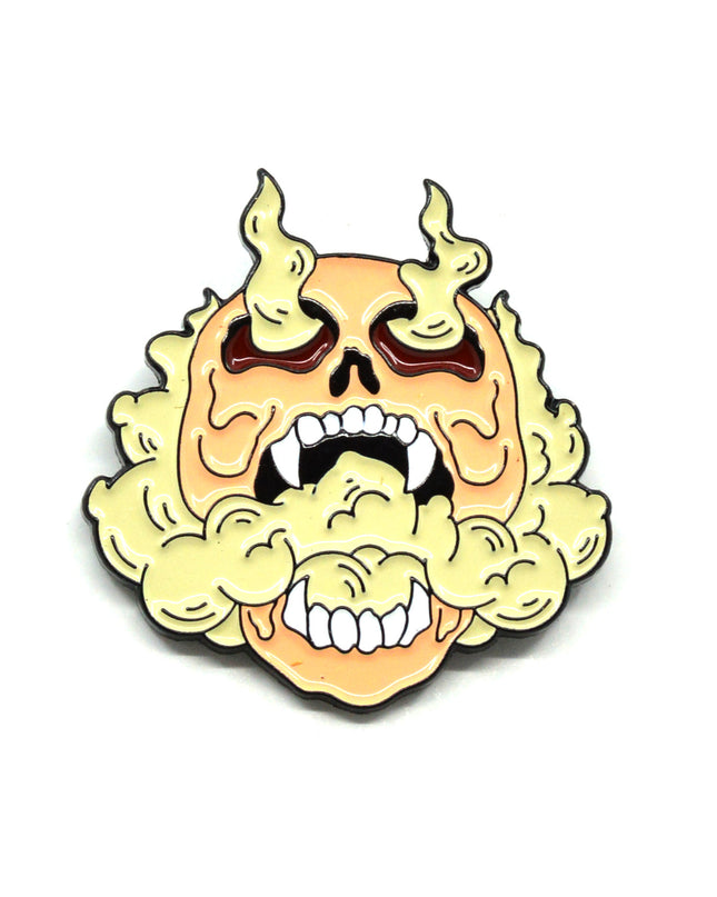 Smoking Skull Pin - Limited Edition Accessory