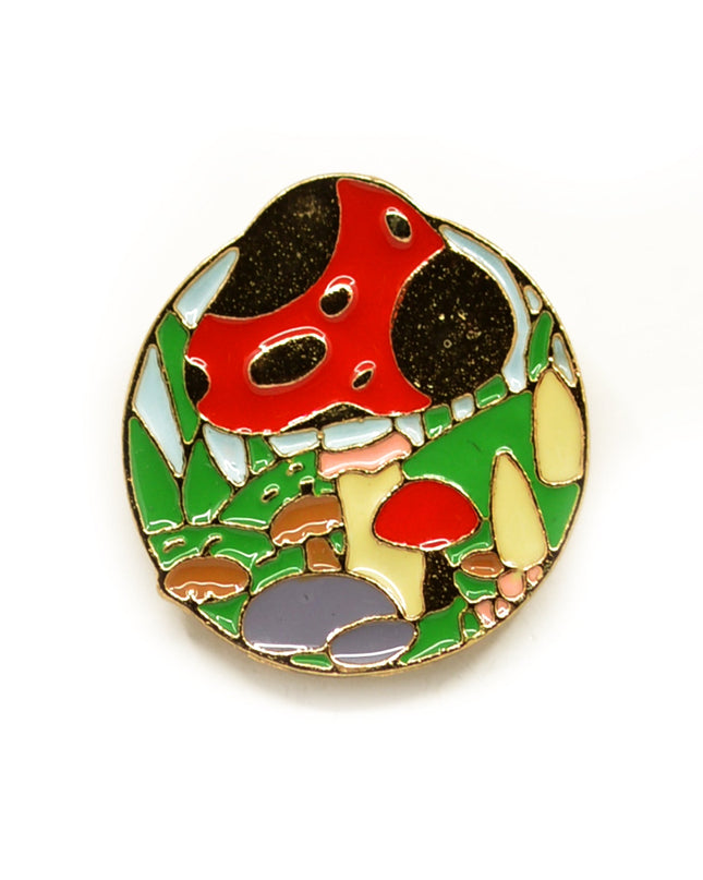 Mushroom Pin Badge
