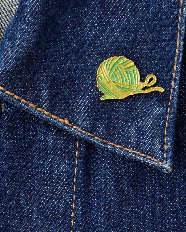 Yarn Ball Pin Badge